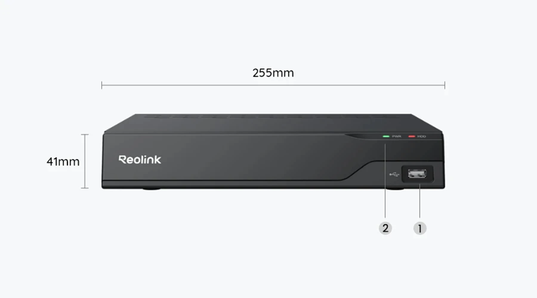 Reolink NVS8 Netzwerkrekorder für lokale 24-Stunden-Aufzeichnung